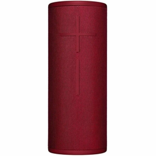 D & H Distributing Boom 3 Portable Bluetooth Speaker System, Red MA3010248